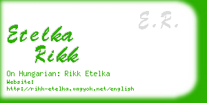 etelka rikk business card